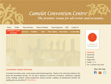 Tablet Screenshot of camelotcc.com